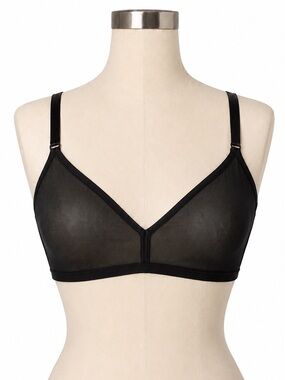 Negative Underwear Sieve Wireless Mesh Triangle Bra XXL NWT‎